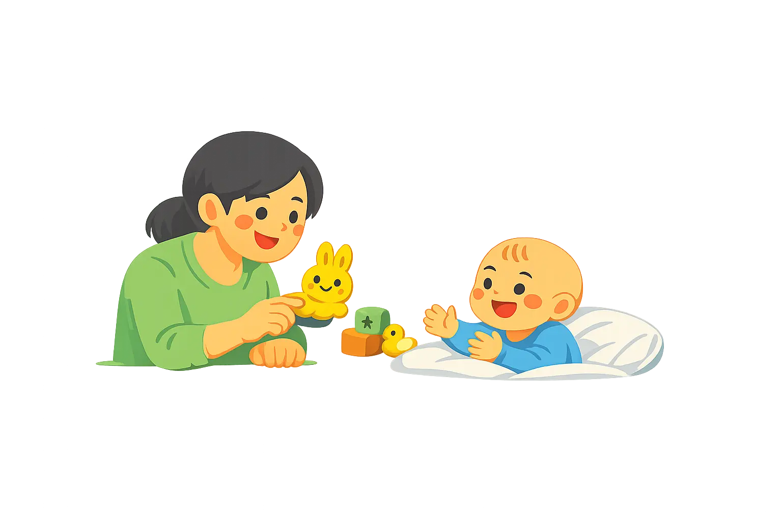 toddler and parent interaction